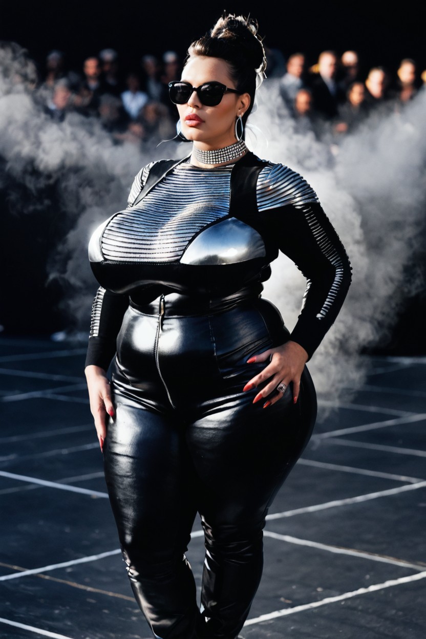 Intense And Cold Atmosphere, 18+, Full Body BBW AI Porn