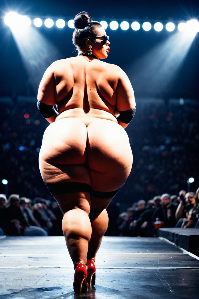 Sleek Slicked-back Hair, Hyper Fat, Bbw Porno BBW IA