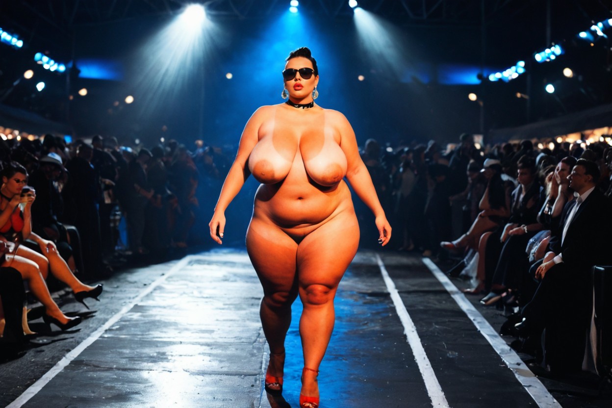 Top Down, Full Body, Serious BBW AI Porn