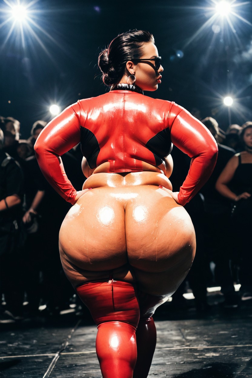 Realistic Skin Pores, Hyper Saggy Tits, Sleek Slicked-back Hair Porno BBW IA