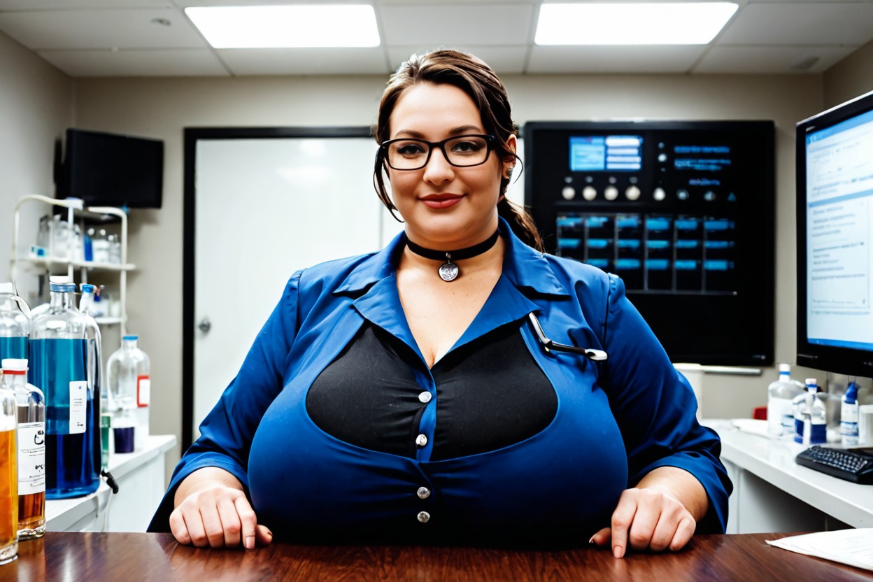 Photorealistic, Plump Large Lips, Model BBW AI Porn