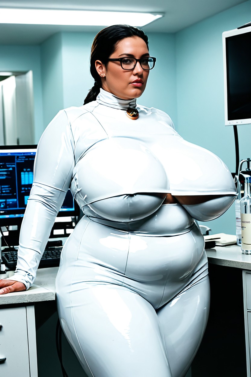 Bbw, Harsh Fluorescent Lighting, Pale Skin Porno IA BBW