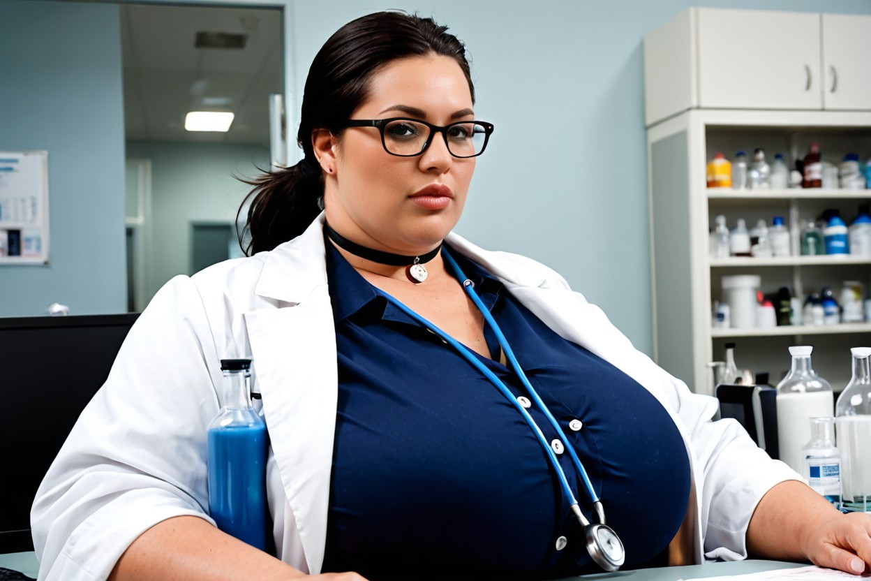 Sharp Shadows, High Contrast, Clean And Sterile BBW AI Porn