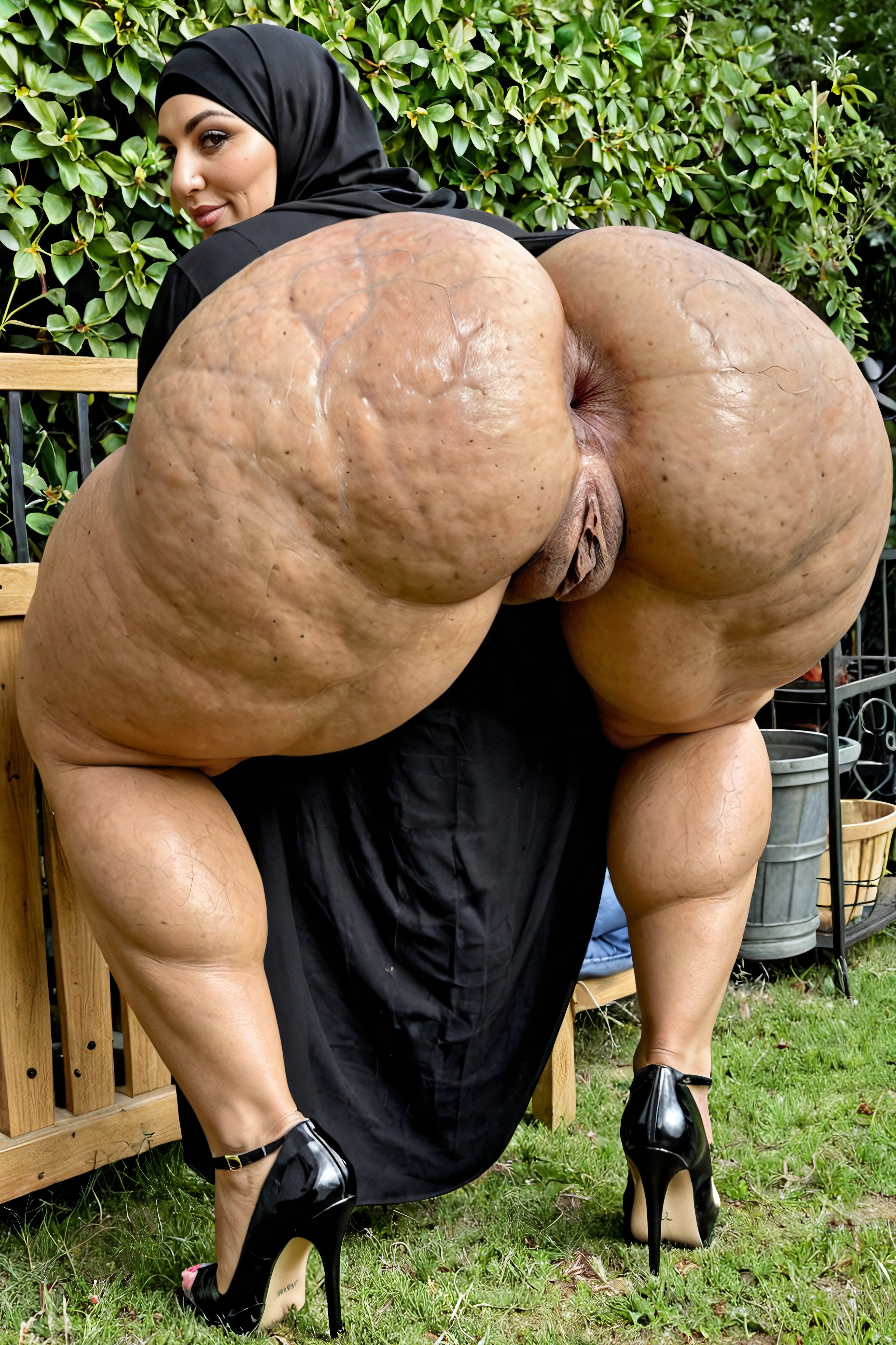 Hyper Phat, Ultra Large Anus, Cellulite Ass Porno BBW IA