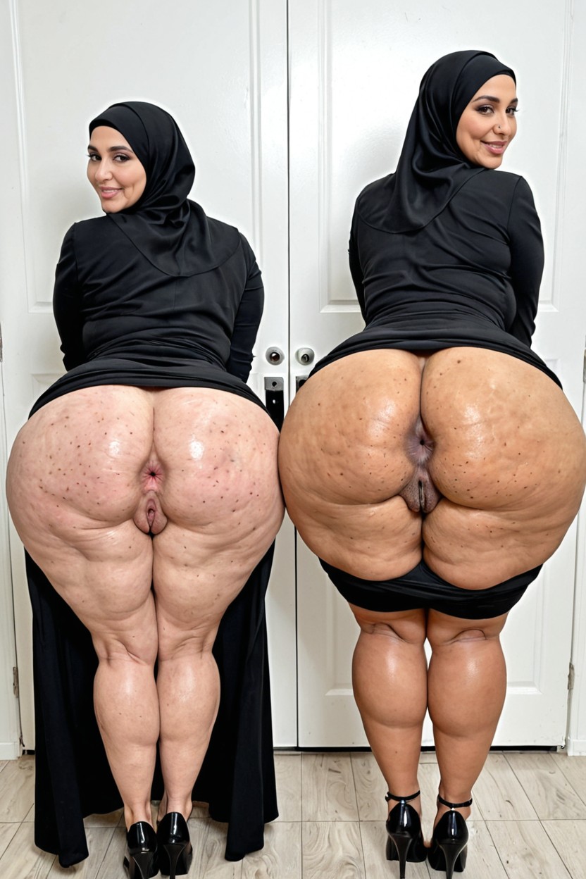 Thighs Bigger Than Waist, 50+, Massive Thighs BBW AI Porn