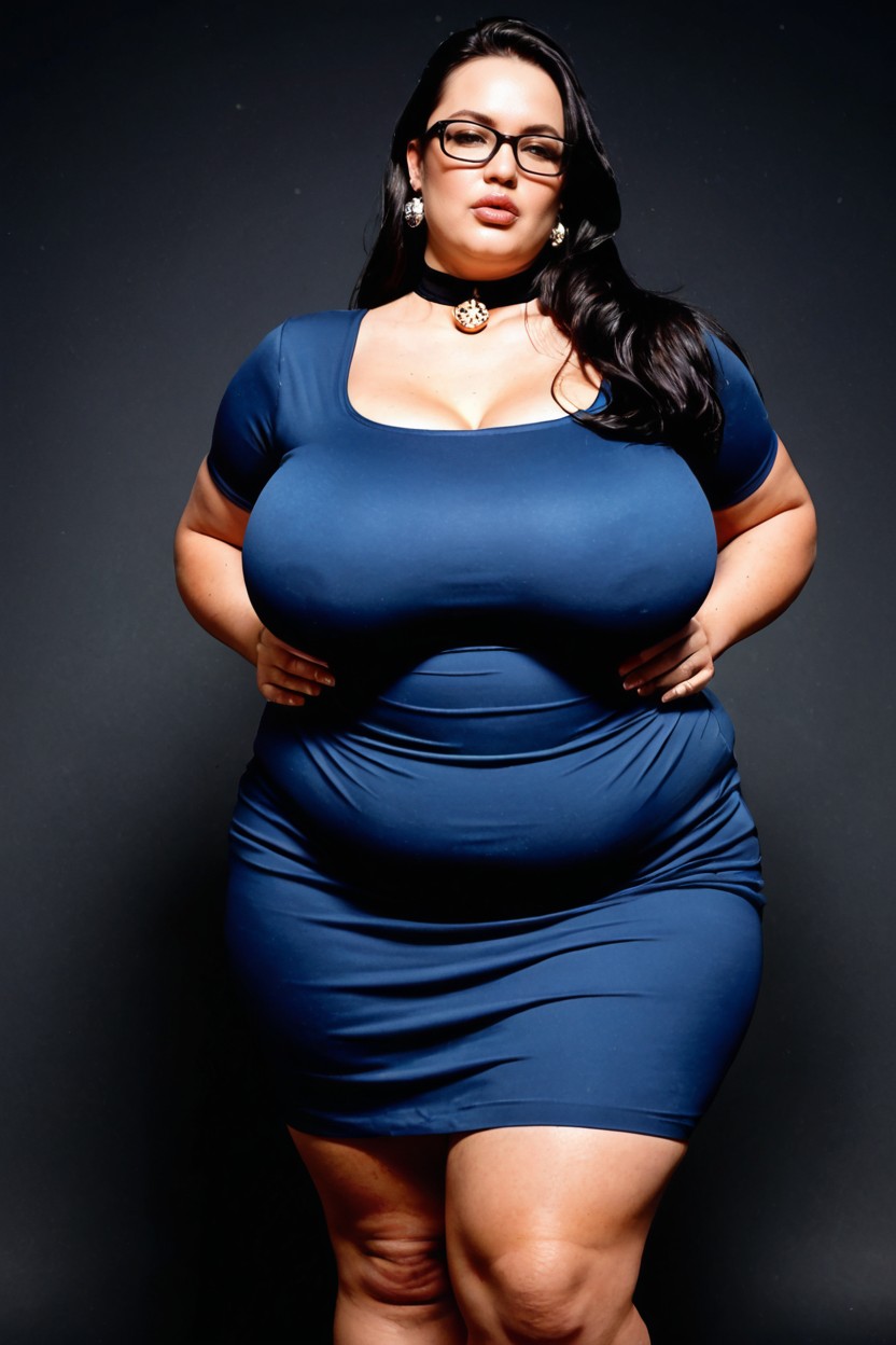Competent, Professional Atmosphere, Bokeh Background BBW AI Porn