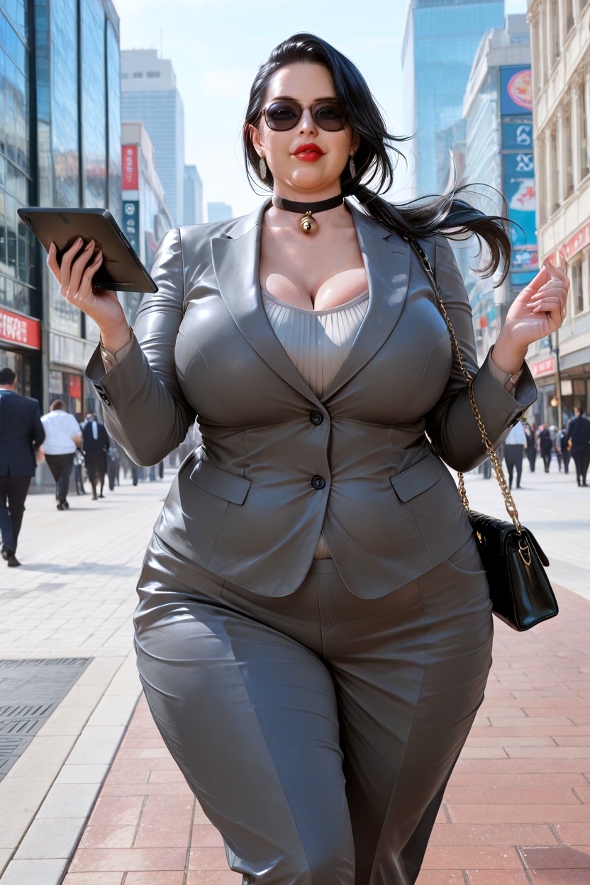 Business District, Thick Dark Black Sunglasses, Vista Frontal Porno BBW IA