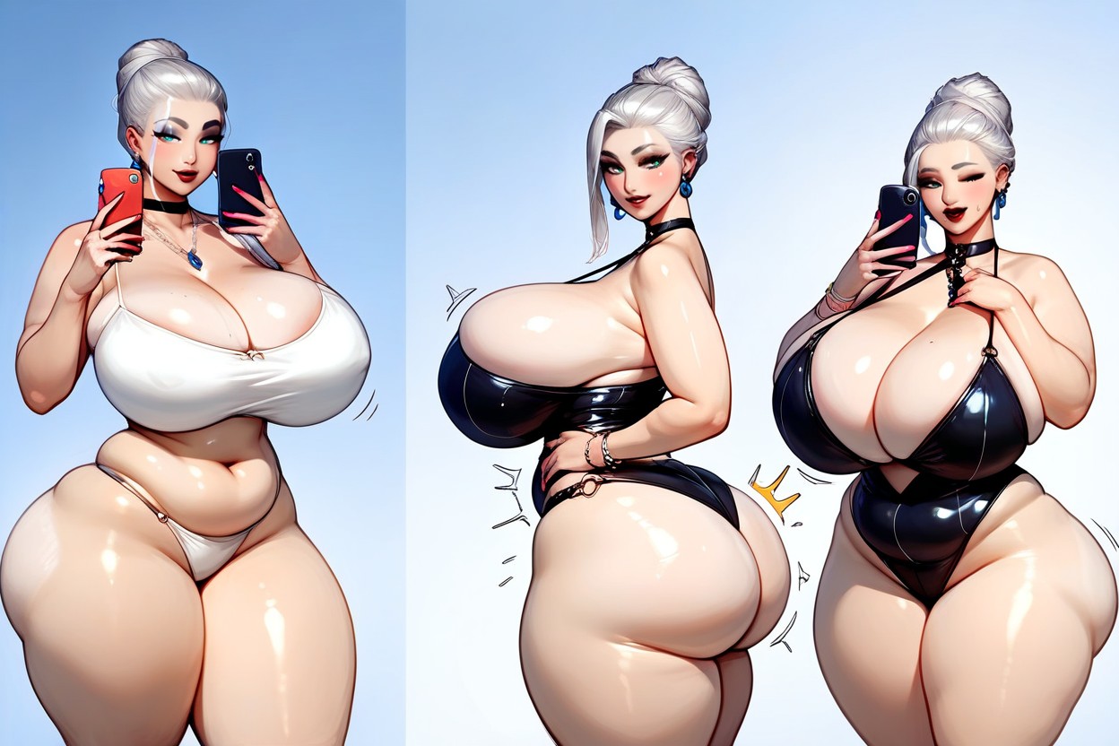 Loraimmense_ultra-hyper_monumental_ultra-hyper_fat_breast_expansion, Breast Expansion, Thick Thighs BBW AI Porn