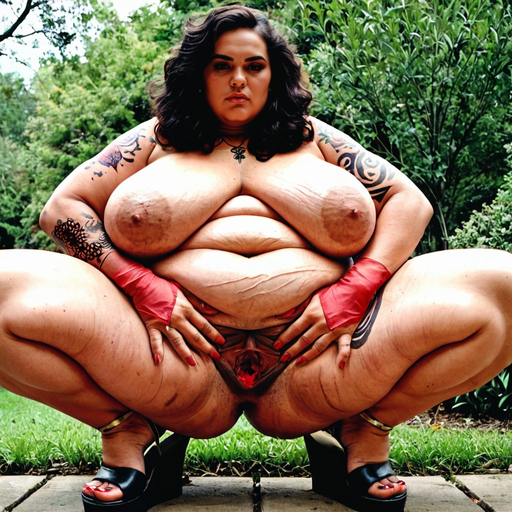 Obese Thighs, Cuerpo Completo, India Porno BBW IA