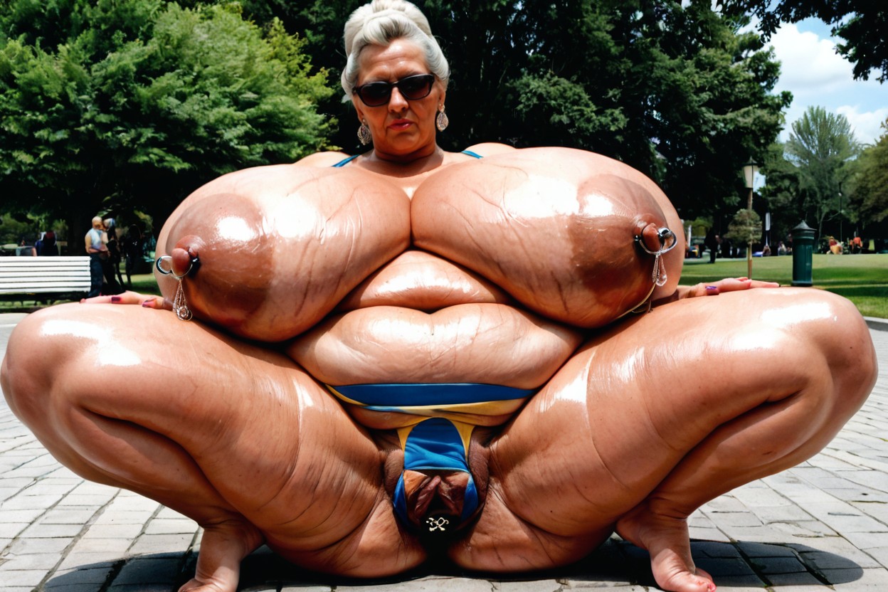Luz Volumétrica, Extremely Gigantic Obese Belly Rolls, Barefoot Porno BBW IA