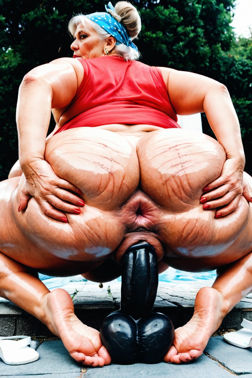 Thick Thighs, Horny, Smooth Skin BBW AI Porn