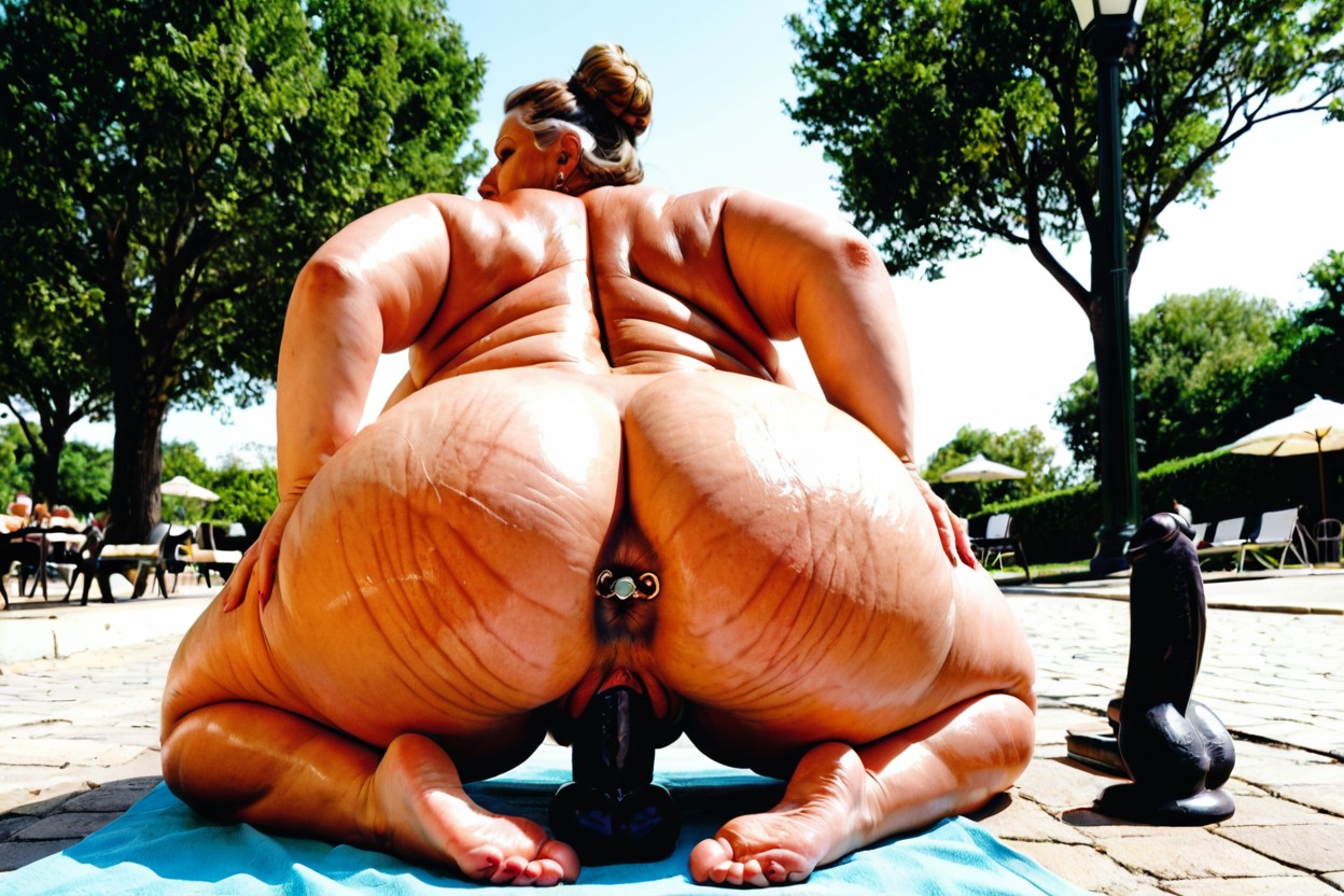 Barefoot, 60+, Natural Sagging Breasts Porno BBW IA