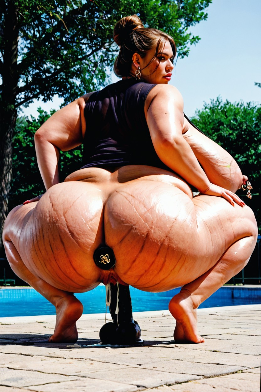 Dark Blonde Hair, Horny, Moño Porno BBW IA