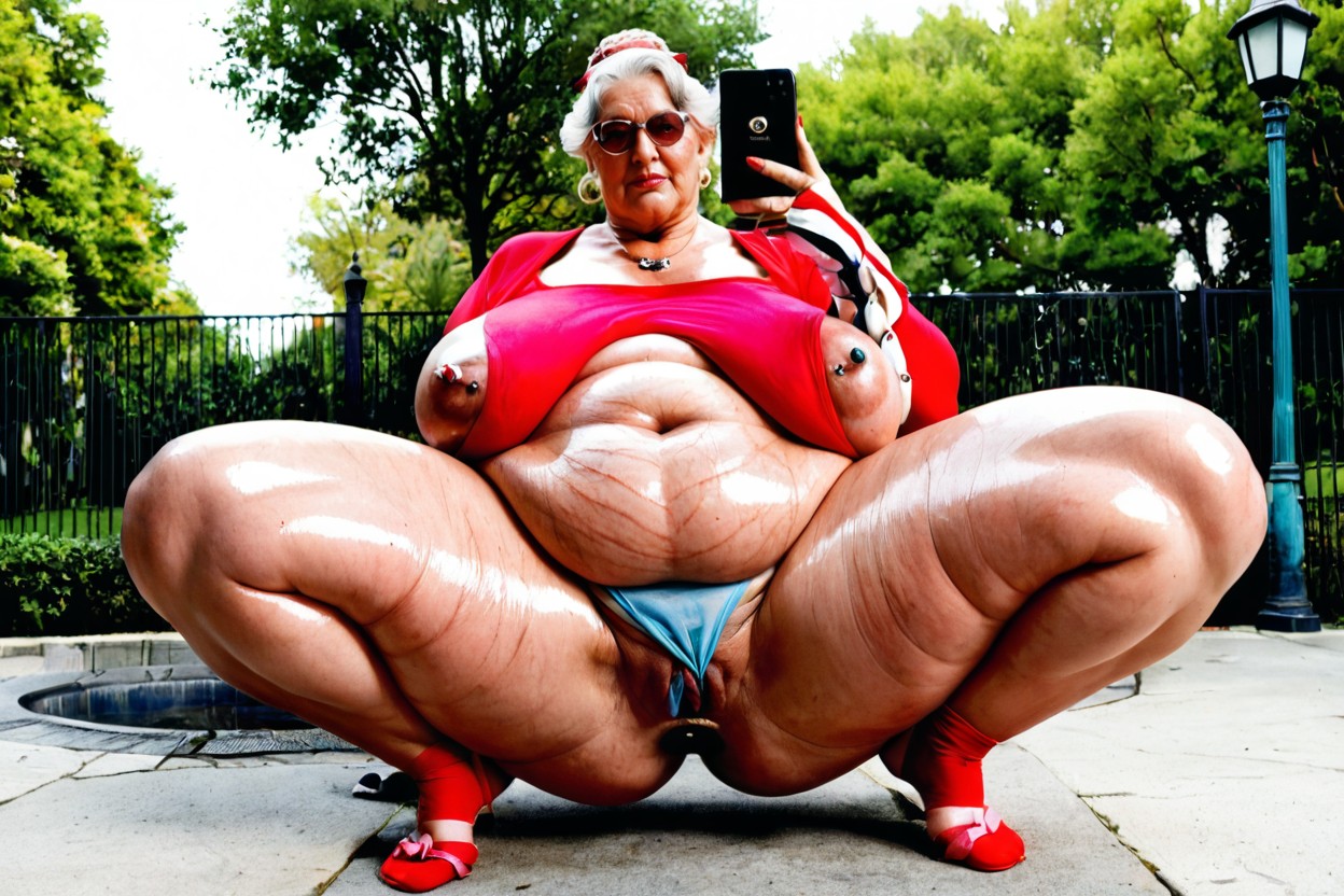 Volumetric, Feet On The Ground, Thick Lips BBW AI Porn