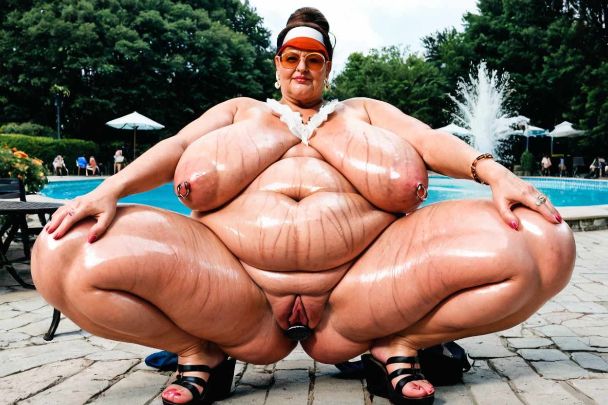Angle Bas, Chignon, Kneel Porno IA BBW