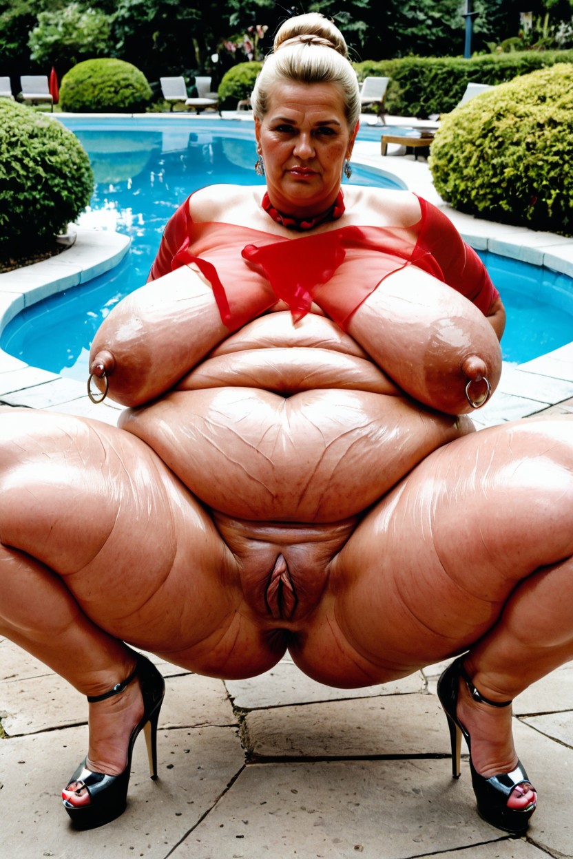 Huge Puffy Nipples, Vista Frontal, Extremely Large Gigantic Puffy Labia Porno BBW IA
