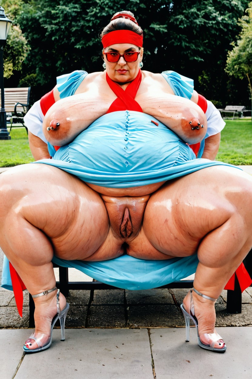 60+, Thick Thighs, Hyper Massive Fat Ass Porno BBW IA