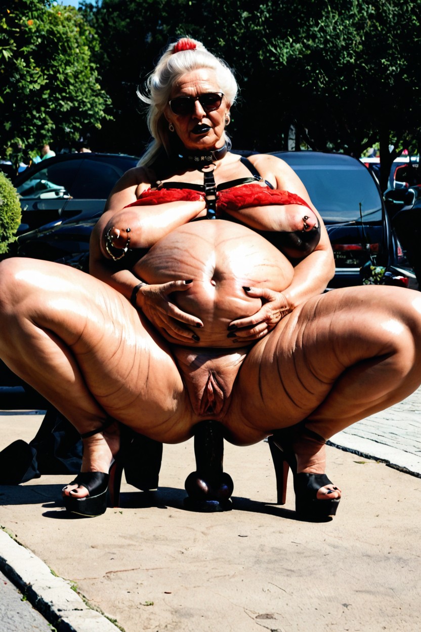Large Anus, Pregnant, German BBW AI Porn