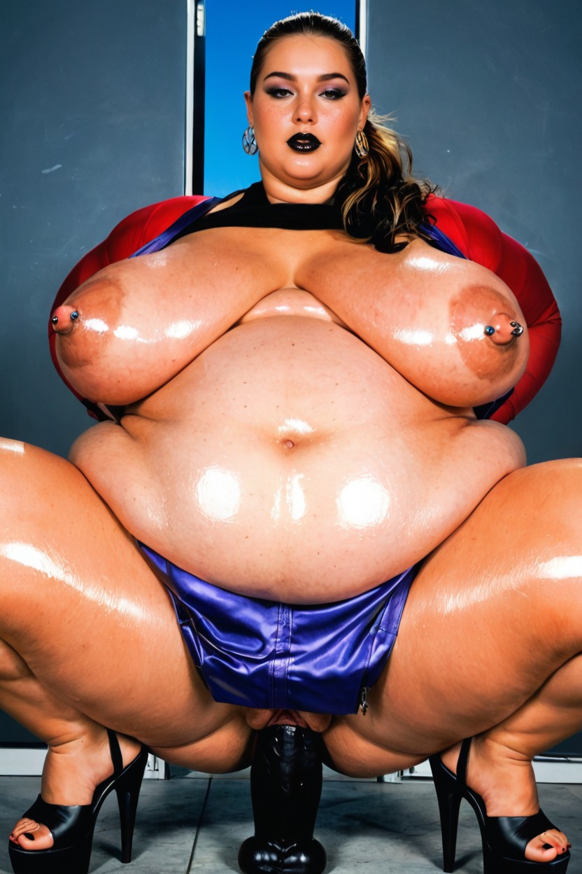Luz Volumétrica, Pierced Pussy, Feet Together Porno BBW IA