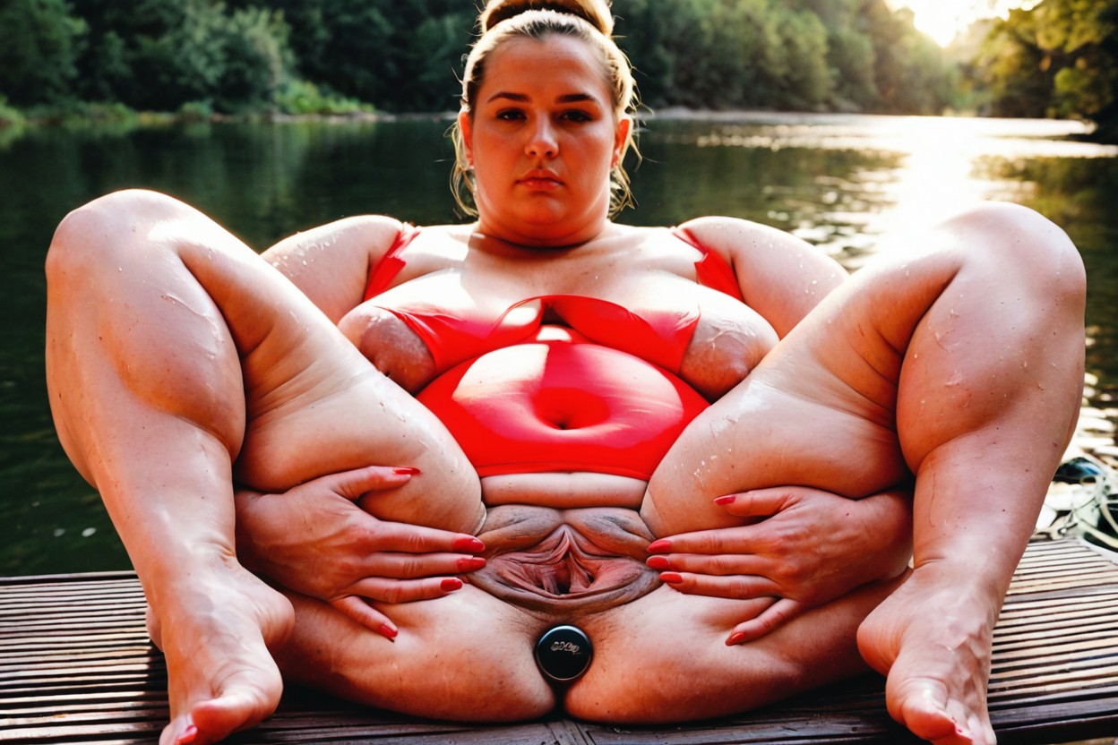 Obese Belly Rolls, 18+, Feet Together BBW AI 야짤