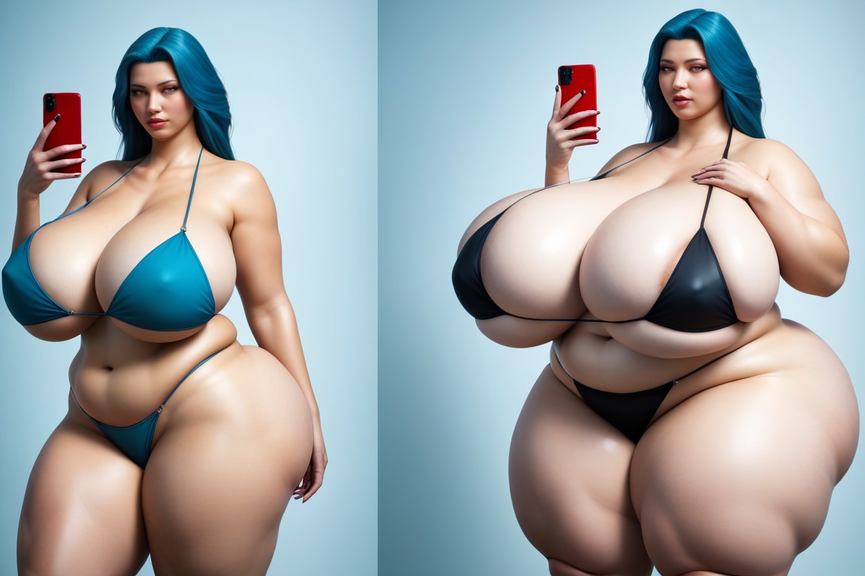 18+, She Is A Very Thick Plump Busty Fat Enlarging Bbw Hourglass Body Figured Woman, Perfect D Hentai Porno BBW IA