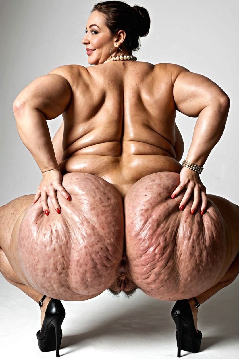 Arbusto Peludo, Labios Gruesos, Hyper Waist Porno BBW IA