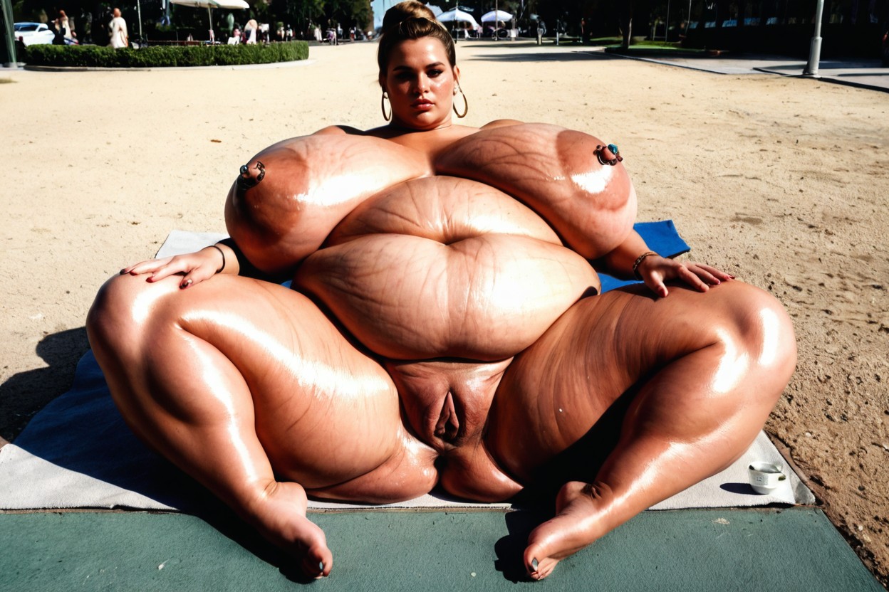 Gigantic Puffy Areolas, Serious Impression, Volumetric BBW AI Porn