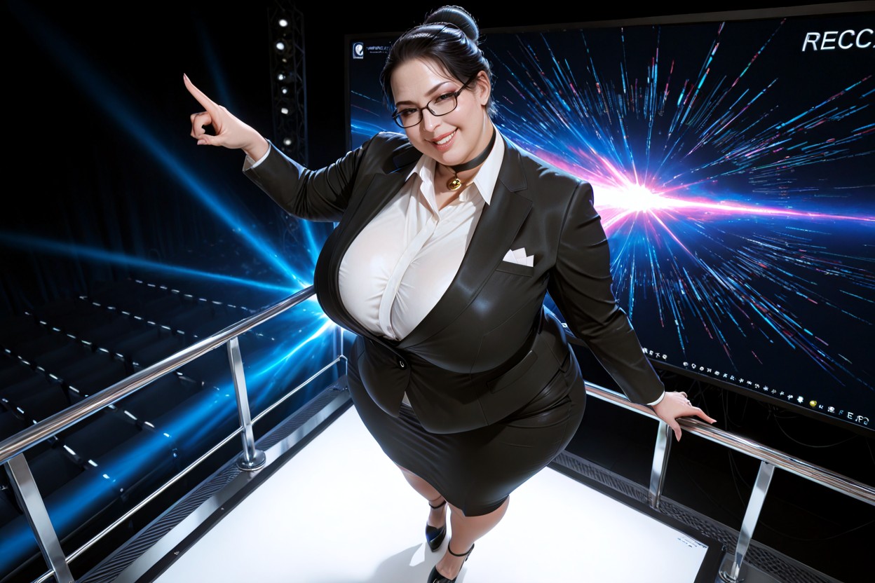 Hyperrealistic Details, High-tech Presentation Slide, Bbw BBW AI Porn
