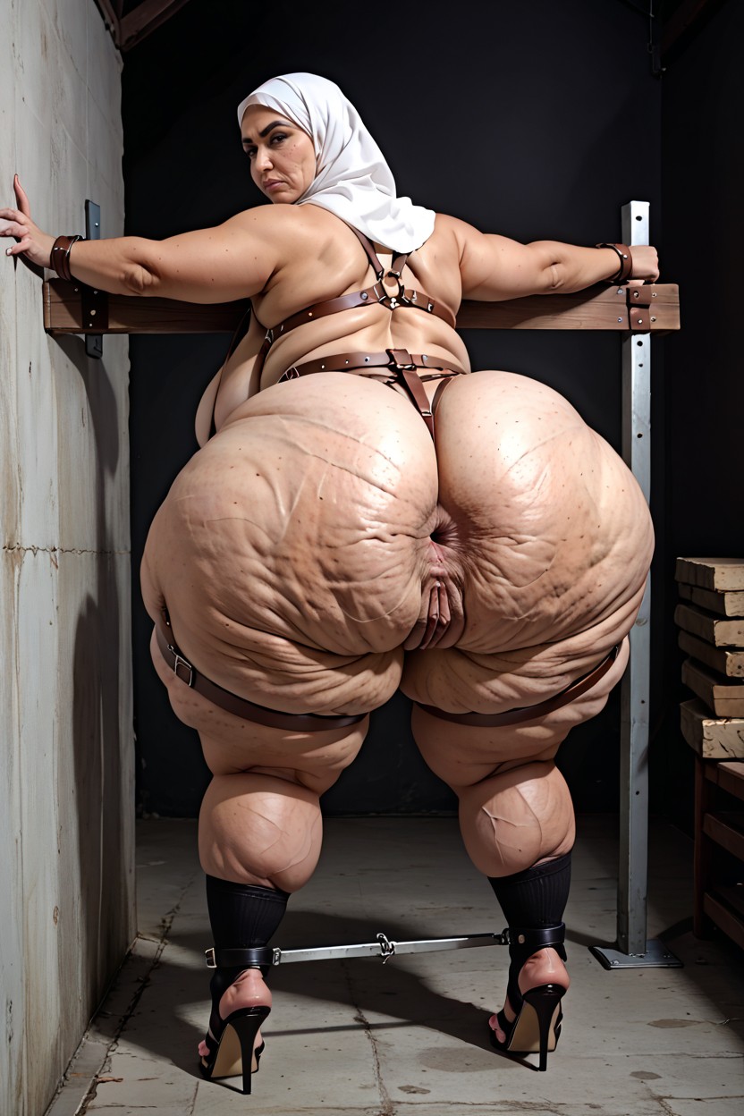 50+, Hyper Prominent Asscheeks, Pervertedly Insidious Glare Porno BBW IA