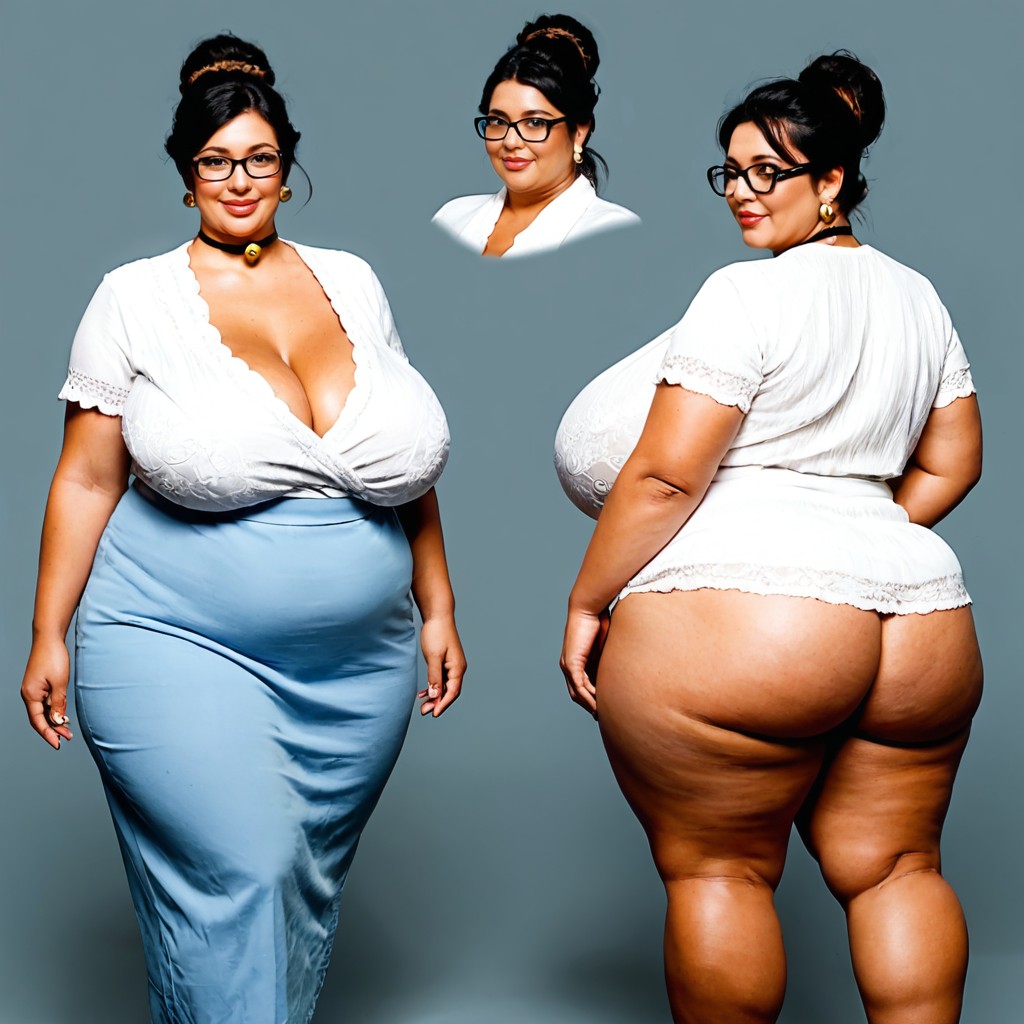 Hyper Fat, Japanese, Model Sheet BBW AI Porn