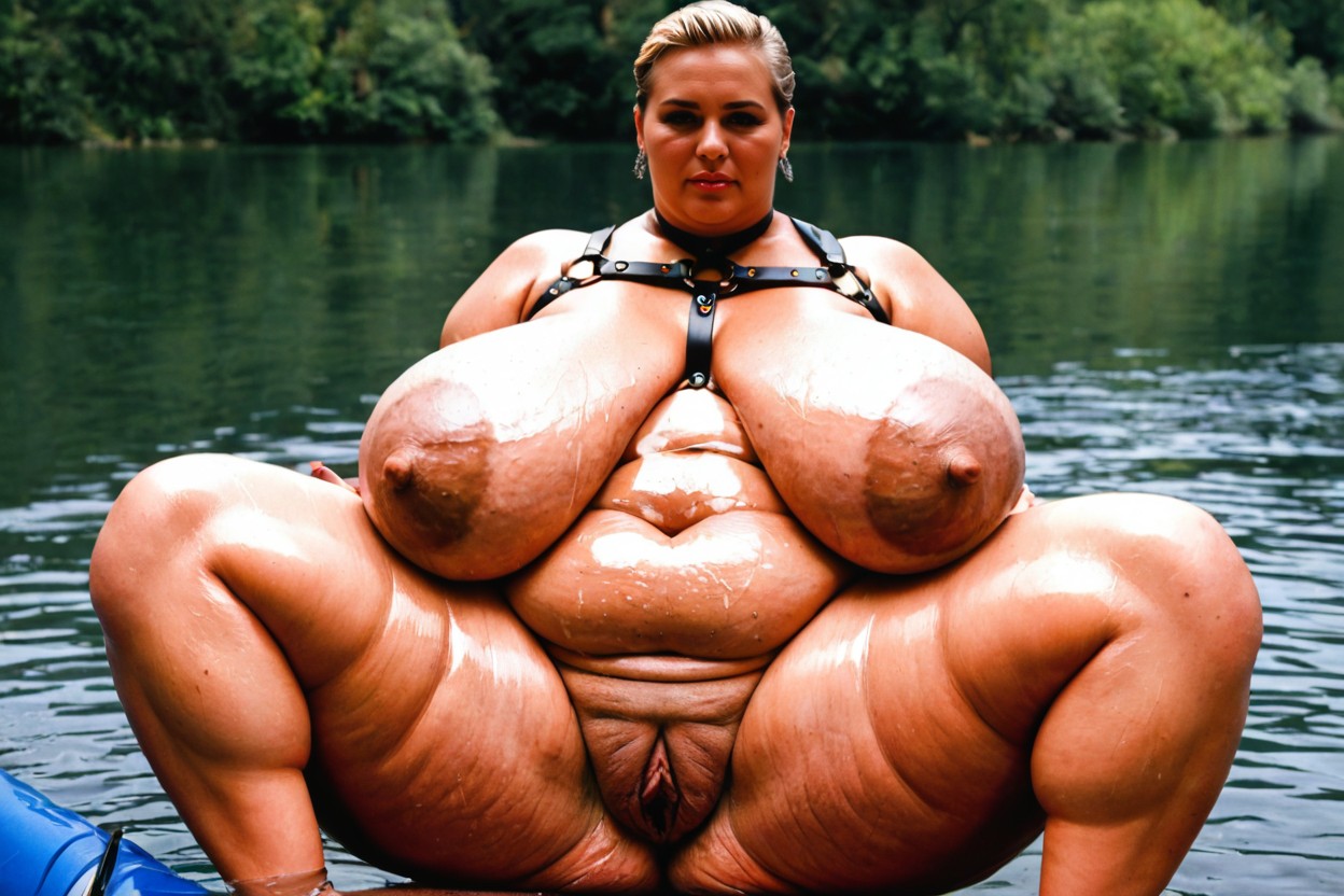Super Large Belly, Contraluz, Stretchmarks Porno BBW IA