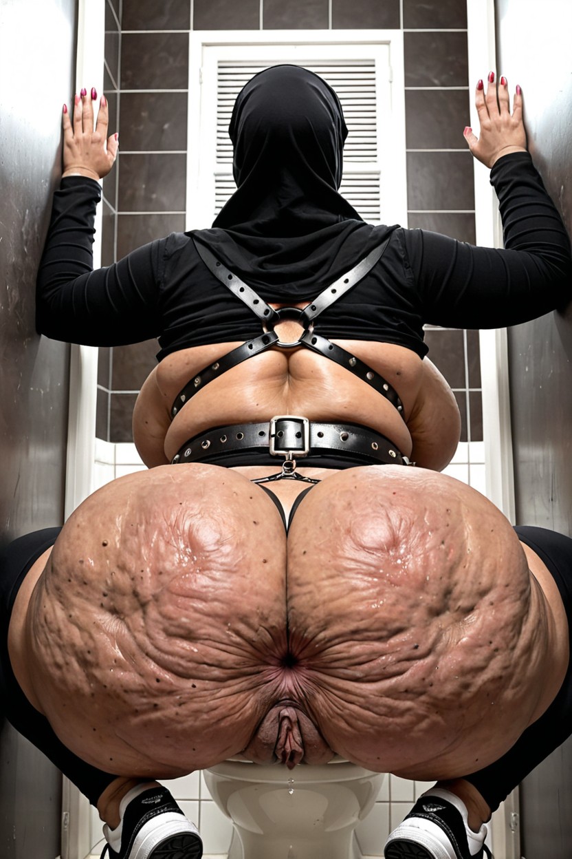 Breast Expansion, Showing Pussy, Moaning BBW AI Porn