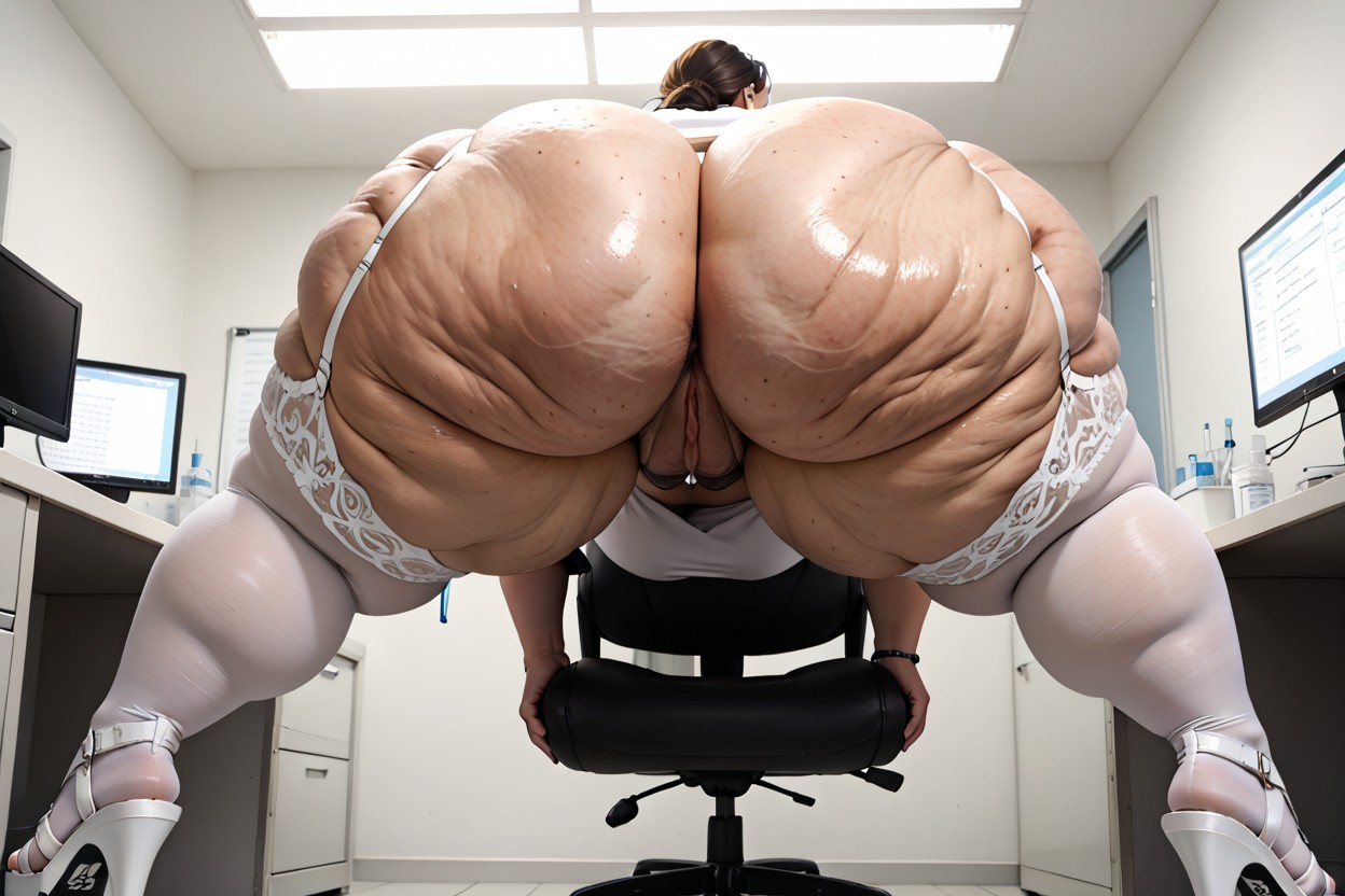 Clean Environment, Modern Hospital Office, Hyper Obesity Porno BBW IA