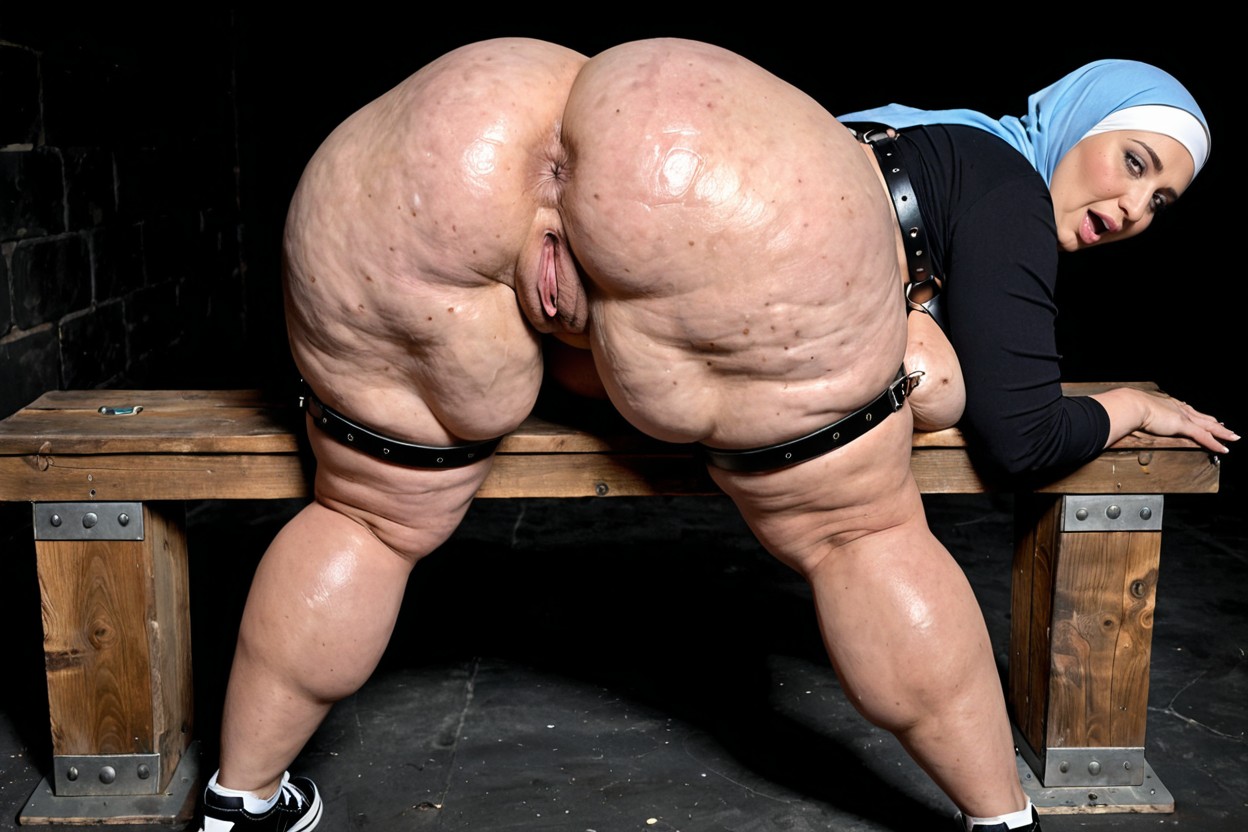 Extremely Large Ass, Ssbbw, Naked BBW AI Porn