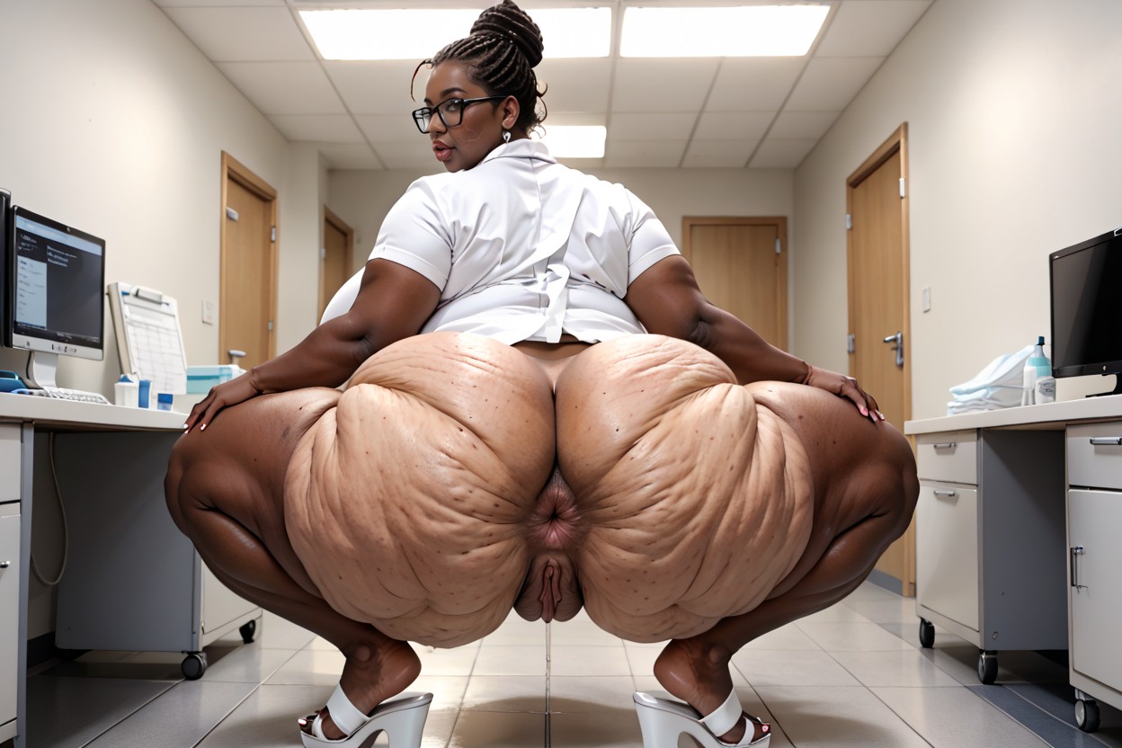 Pudgy, Clean Environment, Black African Skin Porno BBW IA