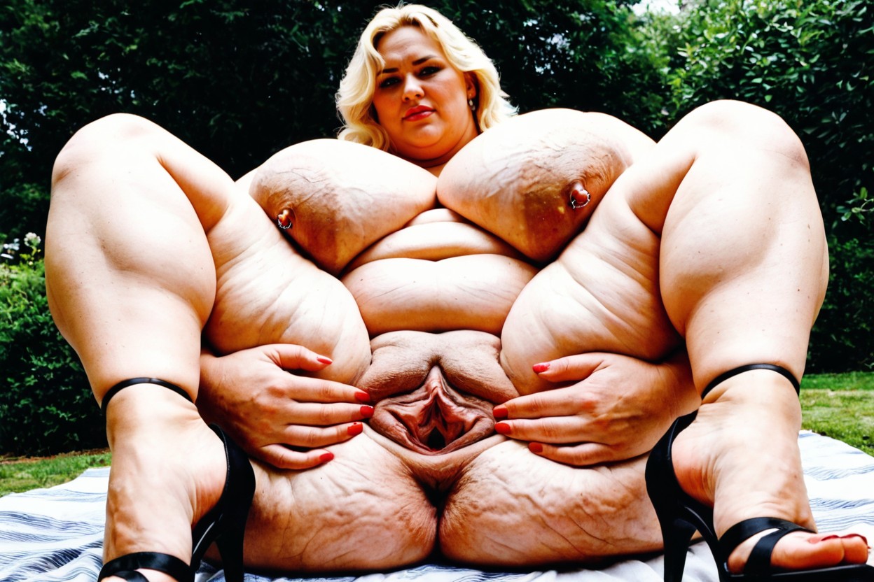 Feet Together, Colossal Breast, 18+ BBW AI Porn