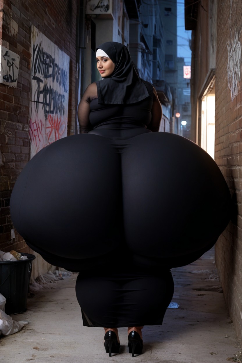 Giant Saggy Breasts, Hyper Fertile Venus Body, Unbelievable Giant Butt BBW AI Porn