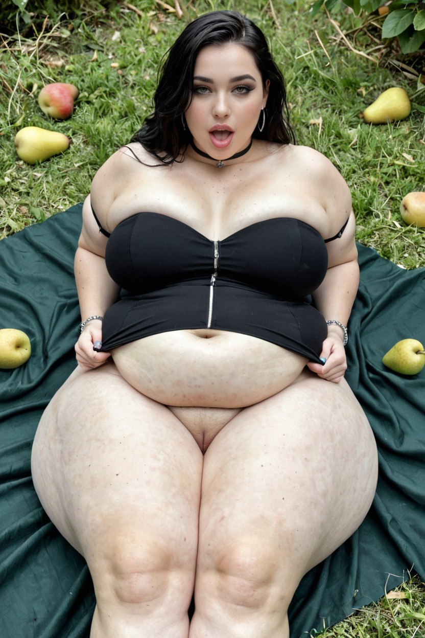 Wide Hyper Hips, Sexy, Extremadamente Pesado En La Parte Inferior Porno BBW IA