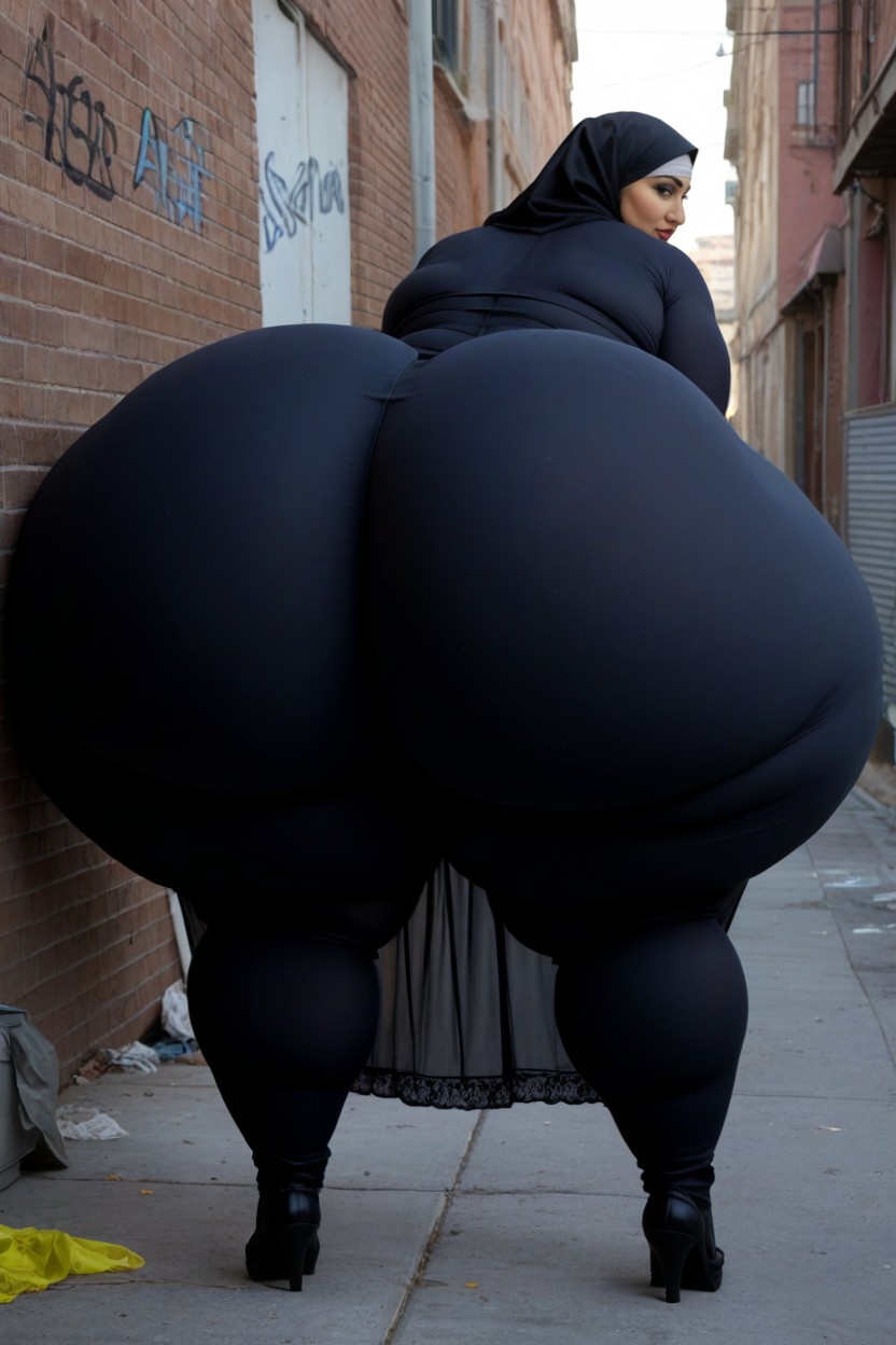 Trash On Floor, Ultra Detailed Face, Skindentation Porno BBW IA