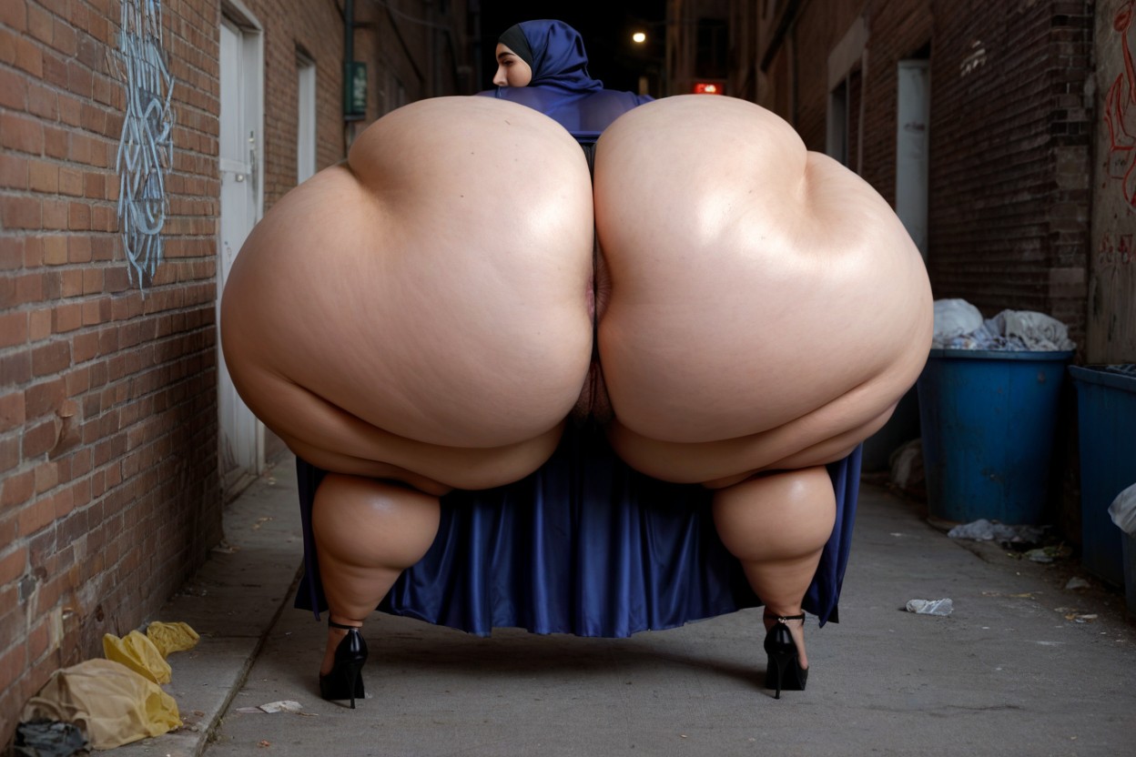 Agachándose, Hyper Obesity Buttocks, Giant Amazonian Ssbbw Porno BBW IA