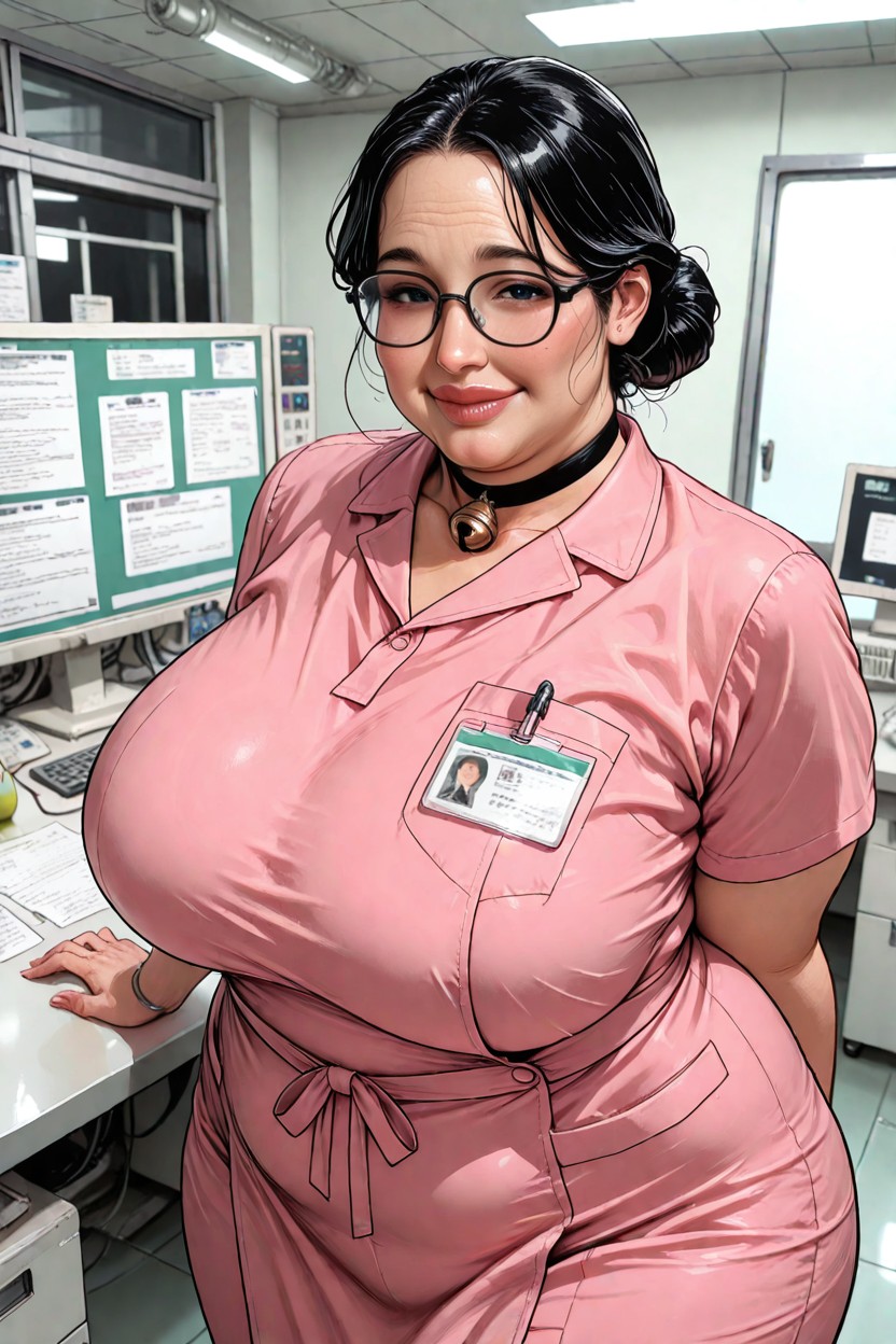 Clothed Heavy Large Wide Hips, Japanese Woman, Thick Full Lips Porno BBW IA