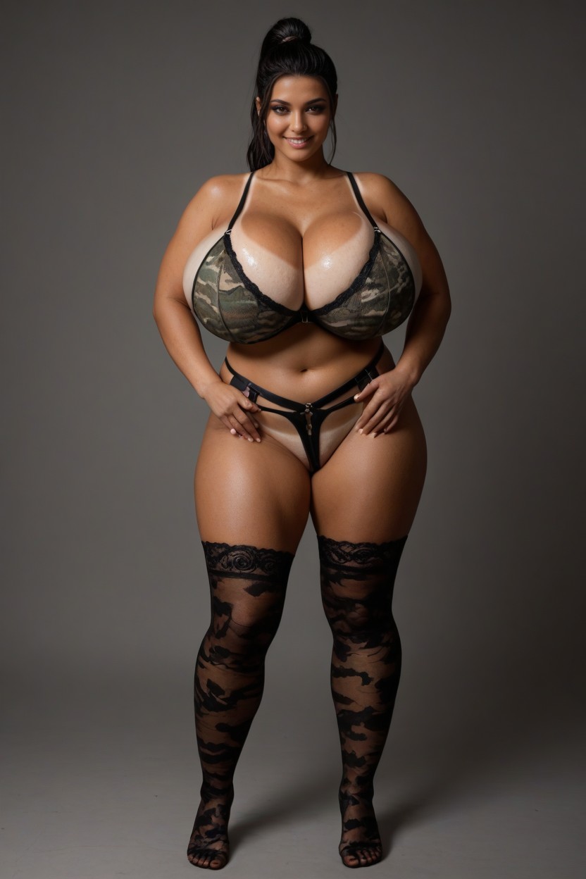 20+, Transgender, Smiling BBW AI Porn