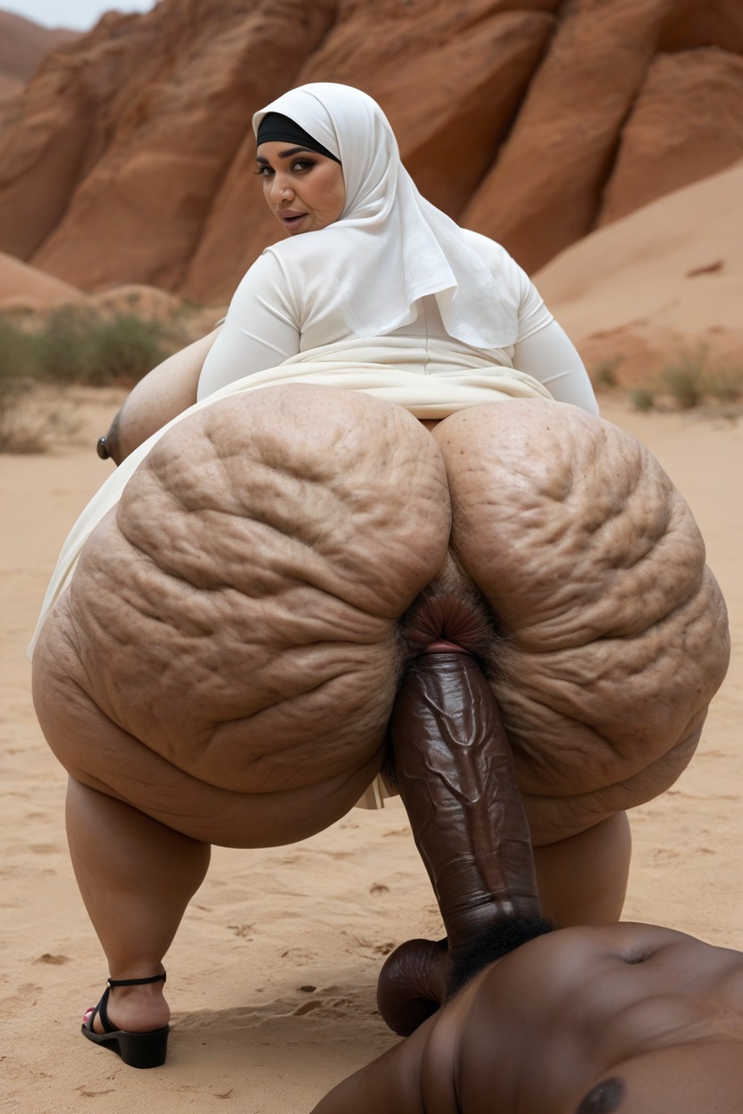 Cellulite Ass, L, Thick Cellulite Hips BBW AI Porn
