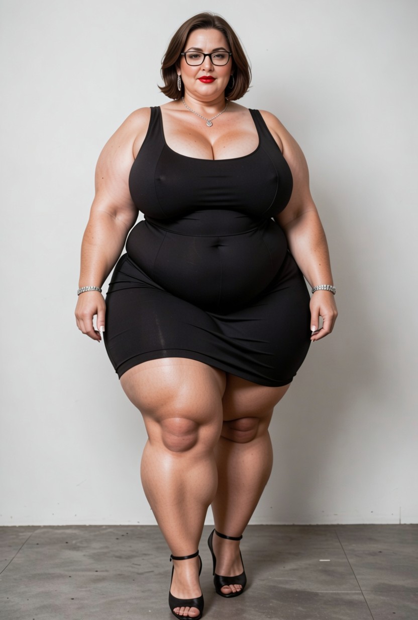 Massive Ass, Massive Breast, Wide Hips BBW AI Porn