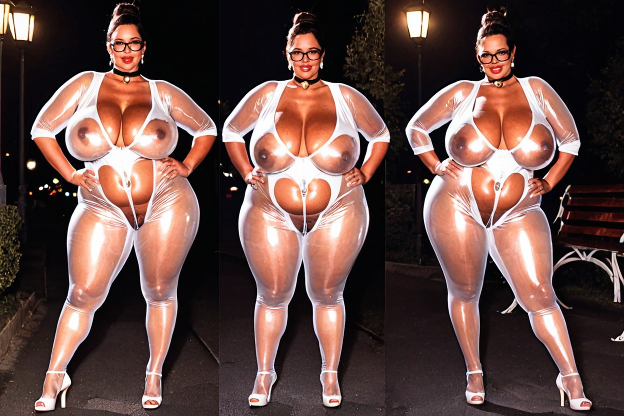 Enormous Thick Wide Hips, Competent Executive, Double Chin BBW AI Porn