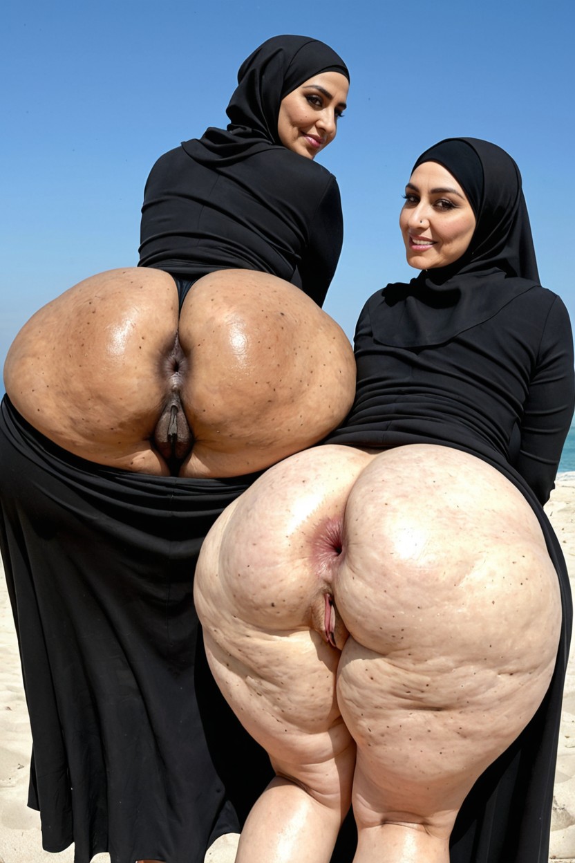 Gigantic Asses, Hyper Sagging Enormous Tits, 50+ BBW AI Porn