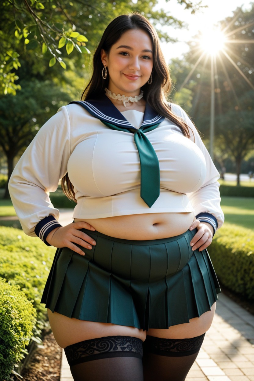 18+, Model, Refreshing Breeze BBW AI Porn
