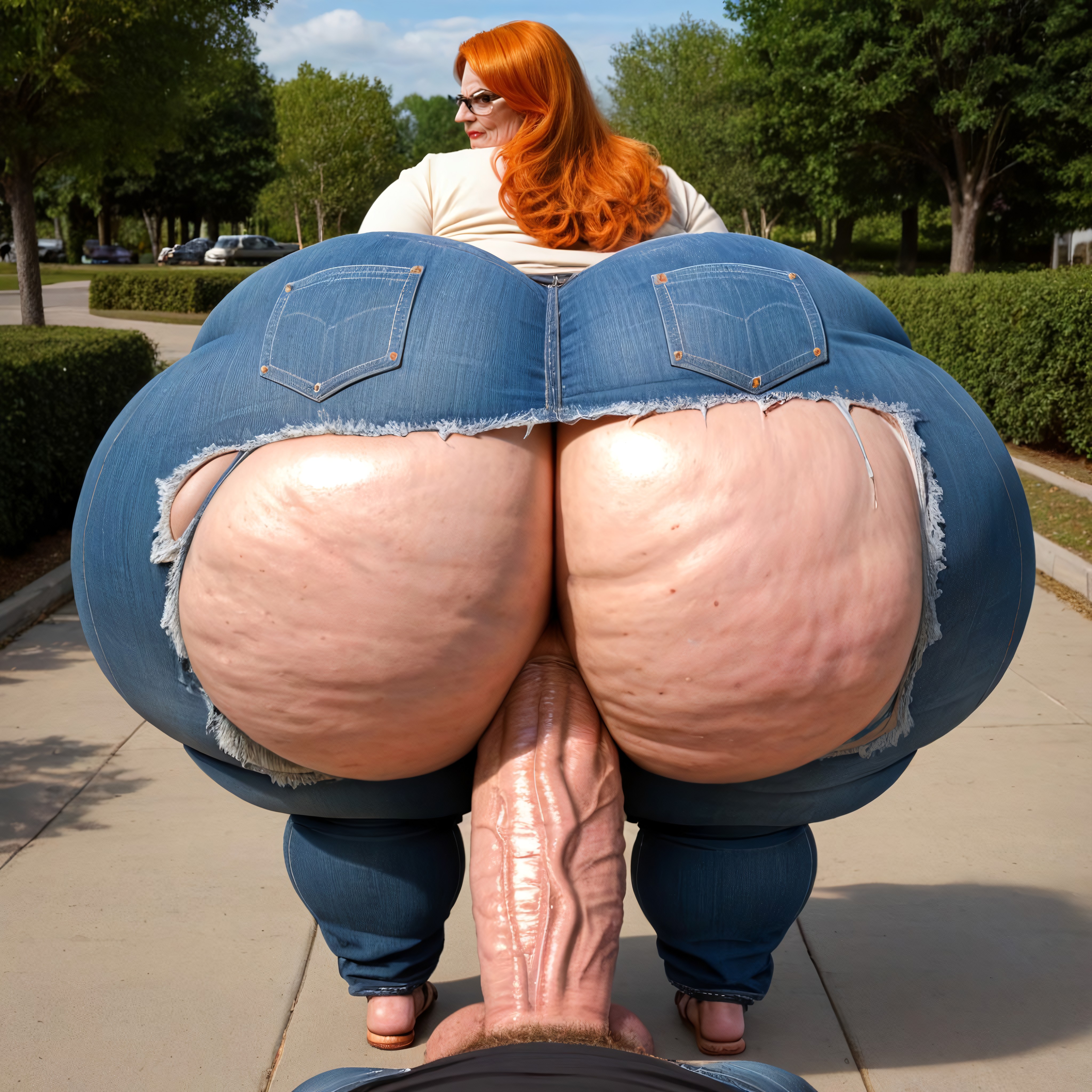 Anal Fuck From Behind, Ssbbw Mega Ass, Arched Back Porno BBW IA