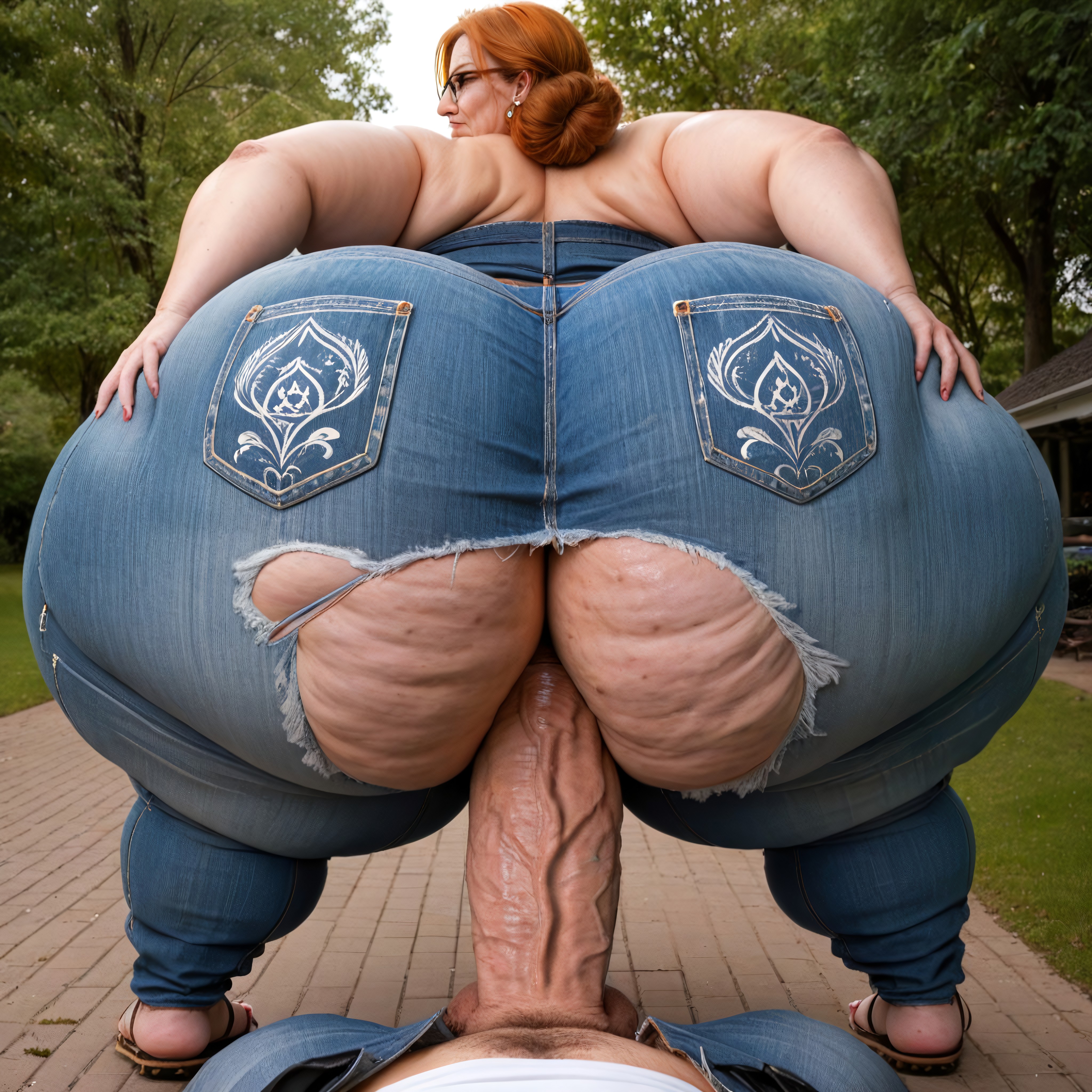 Gigantic Wide Abnormal Mega Ass, Hyper Ass, Gigantic Giant Mega Ass Porno BBW IA