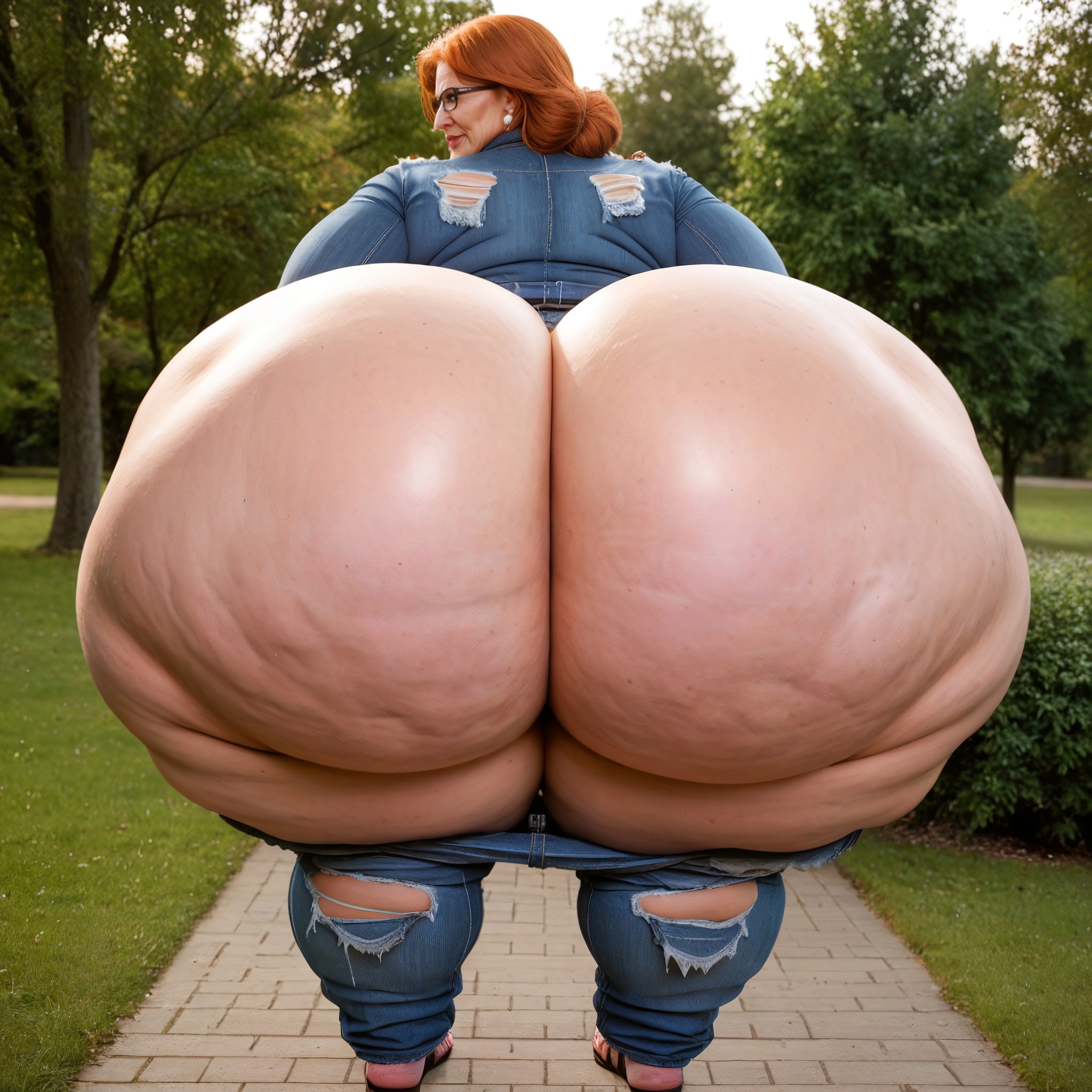 Arched Back, Enojada, Bright Lighting Porno BBW IA